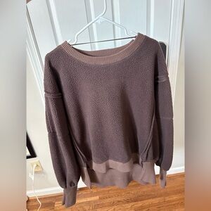 FP Movement by Free People Chocolate Brown Sweatshirt